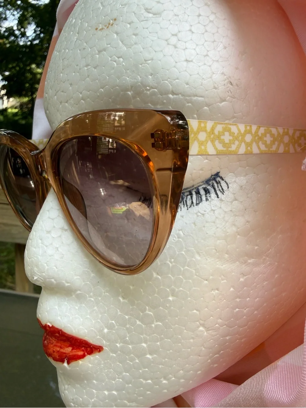 Talbots Sexy Sunny Tan Cat Eye Sunglasses